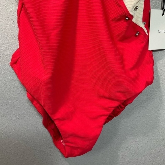 ONIA JACQUE SWIMSUIT High Risk Red New with tags size XL B45 - Picture 4 of 9